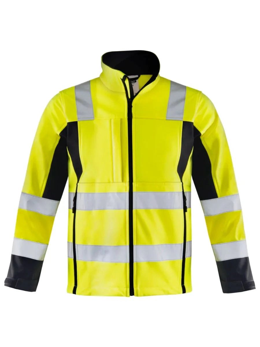 Softshelljacke Warnschutz-Softshelljacke STYLE Gelb – ISMONT ISM 3820
