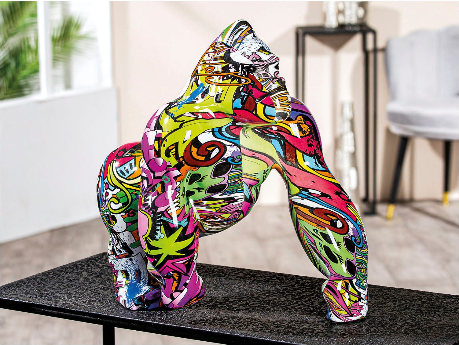 Casablanca by Gilde Tierfigur Gorilla Street Art stehend (1 St)