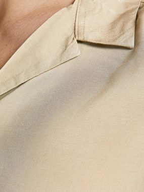 Jack & Jones Kurzarmhemd Leichtes Kurzarm Hemd Sommer Oberteil JWHTROPIC 6008 in Sand