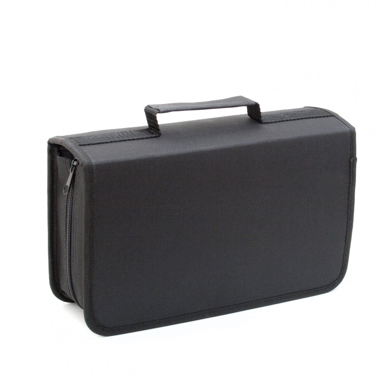 Goods+Gadgets DVD-Hülle Goods+Gadgets CD/DVD Wallet – Robuste DVD Hülle & Organizer aus Nylon, Disc-Organizer Wallt aus robusten Nylon und Seiten aus Stoff