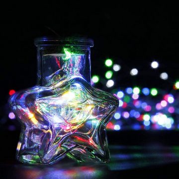 Megaphonic LED-Lichterkette 5m Mehrfarbig Lichterkette für Hochzeit Party Weihnachten Nachtlampe, Mehrfarbig