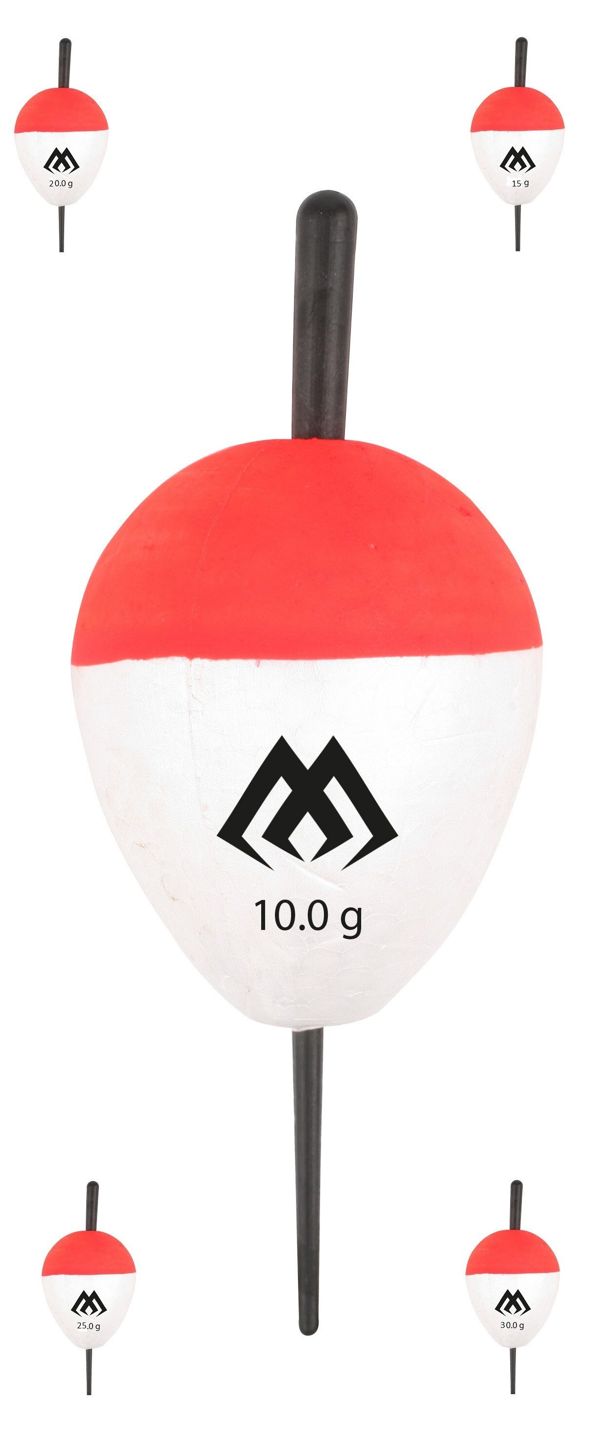 MIKADO Total Fishing Raubfischpose Raubfischposen Köderposen Set 5-teilig L-XL 10-30g, (Köderposen, 5-St)