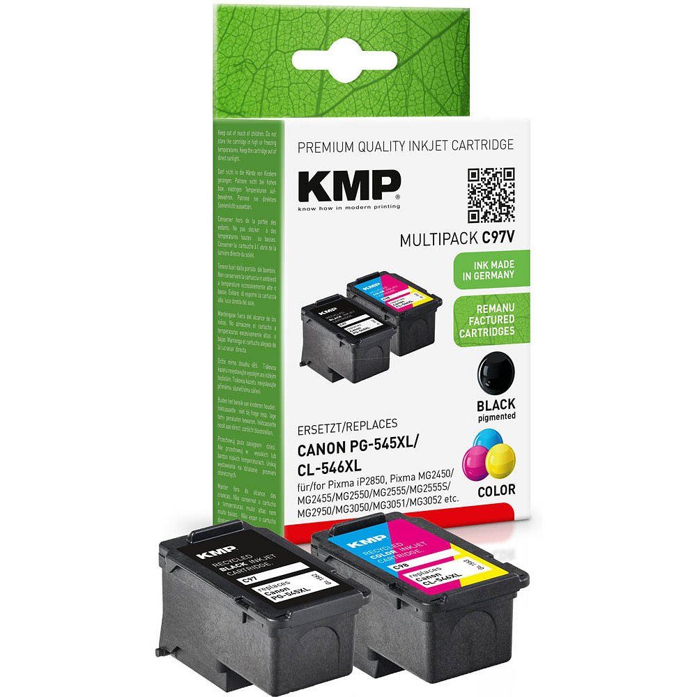 KMP 1 Tinten-Multipack C97V ERSETZT PG-545XL black / CL-546XL color Tintenpatrone