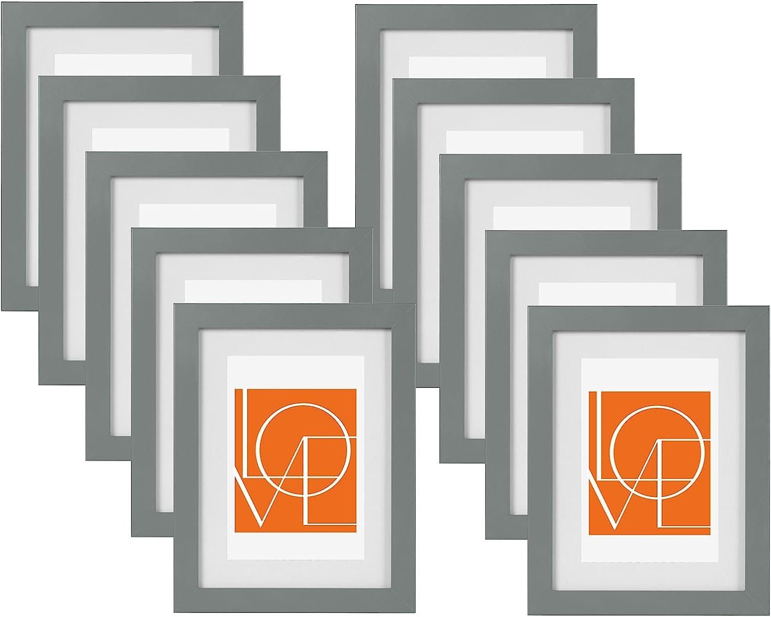 Woltu Рамки Foto Rahnmen, (10 St), 10x15 bis 30x45 cm aus Holzwerkstoff