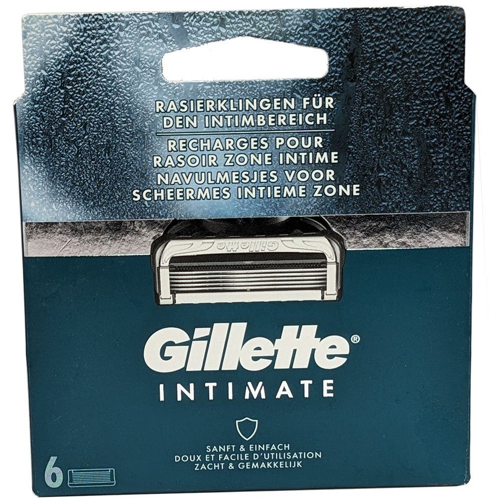 Gillette Rasierklingen Pack 6-tlg., INTIMATE, 4er