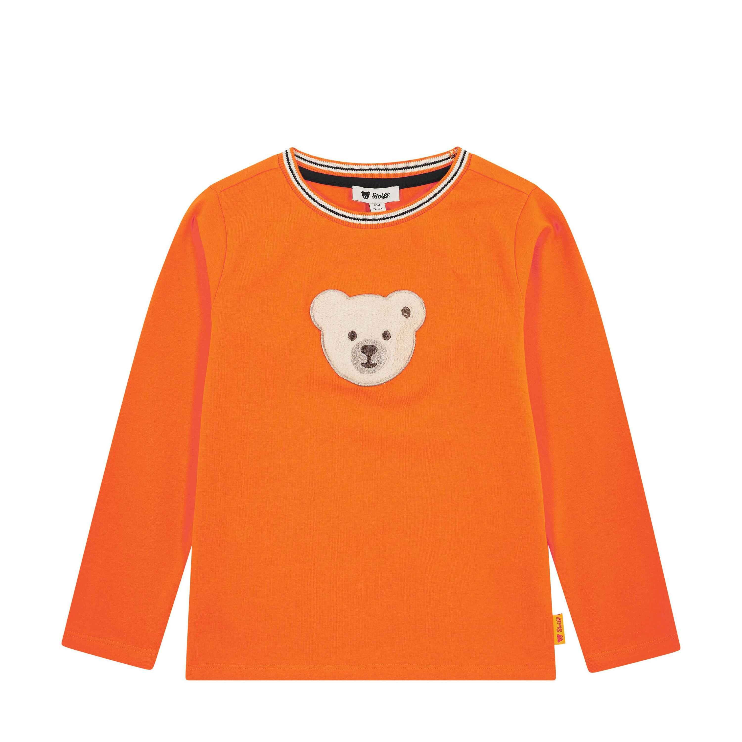 Steiff Langarmshirt T-Shirt langarm Winter Adventure, Quietsche