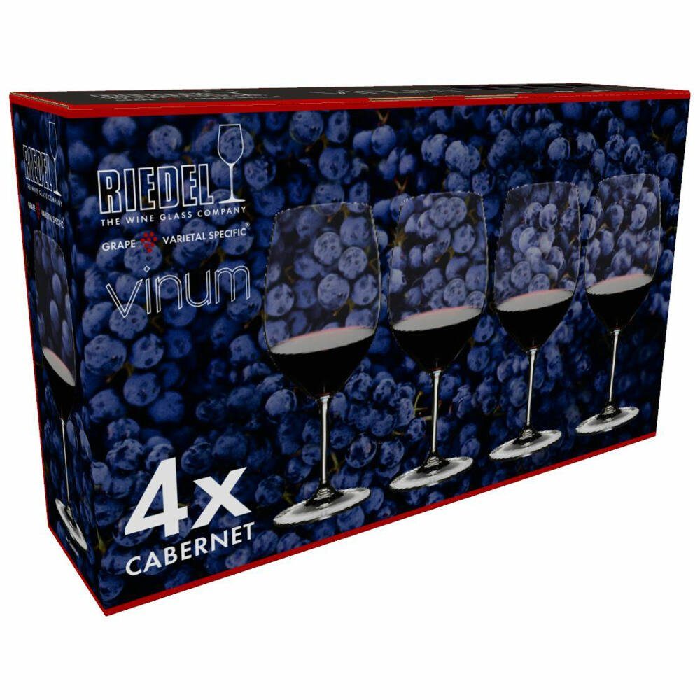 Rotweinglas Vinum Cabernet Sauvignon Merlot 4er Set 610 ml