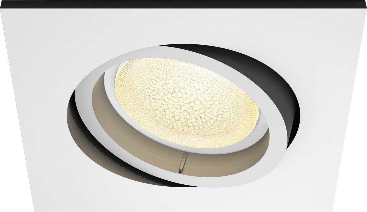 Philips Hue LED Leuchtmittel Dimmfunktion, wechselbar, Flutlichtstrahler Farbwechsler Centura