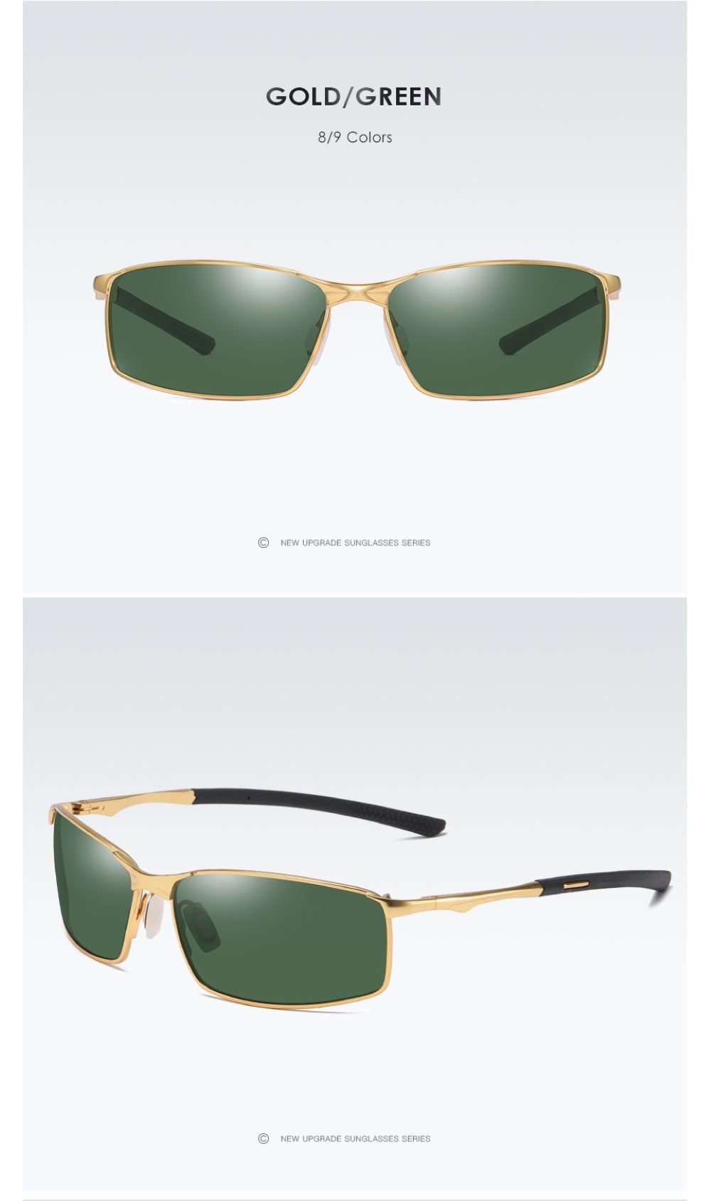 PACIEA Sonnenbrille Polarisierte Outdoor-Sport UV Schutz Herren