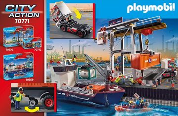 Playmobil® Konstruktions-Spielset »LKW mit Anhänger (70771), City Action«, (60 St), Made in Germany