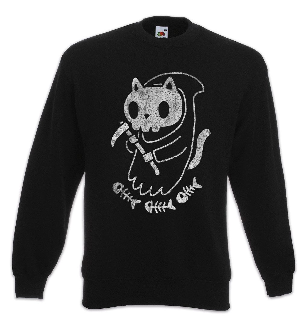 Sweatshirt Cat Reaper II Sweatshirt Cats Katze Katzen Reaper Love Liebe Kitty