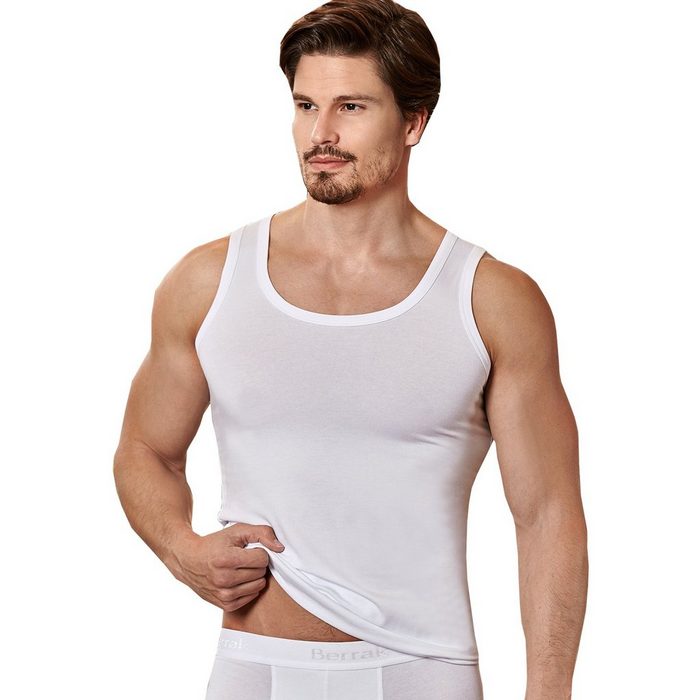 Berrak Collection Unterhemd Modal Qualität Jersey Unterhemden exklusive Unterwäsche Weiß BS1035