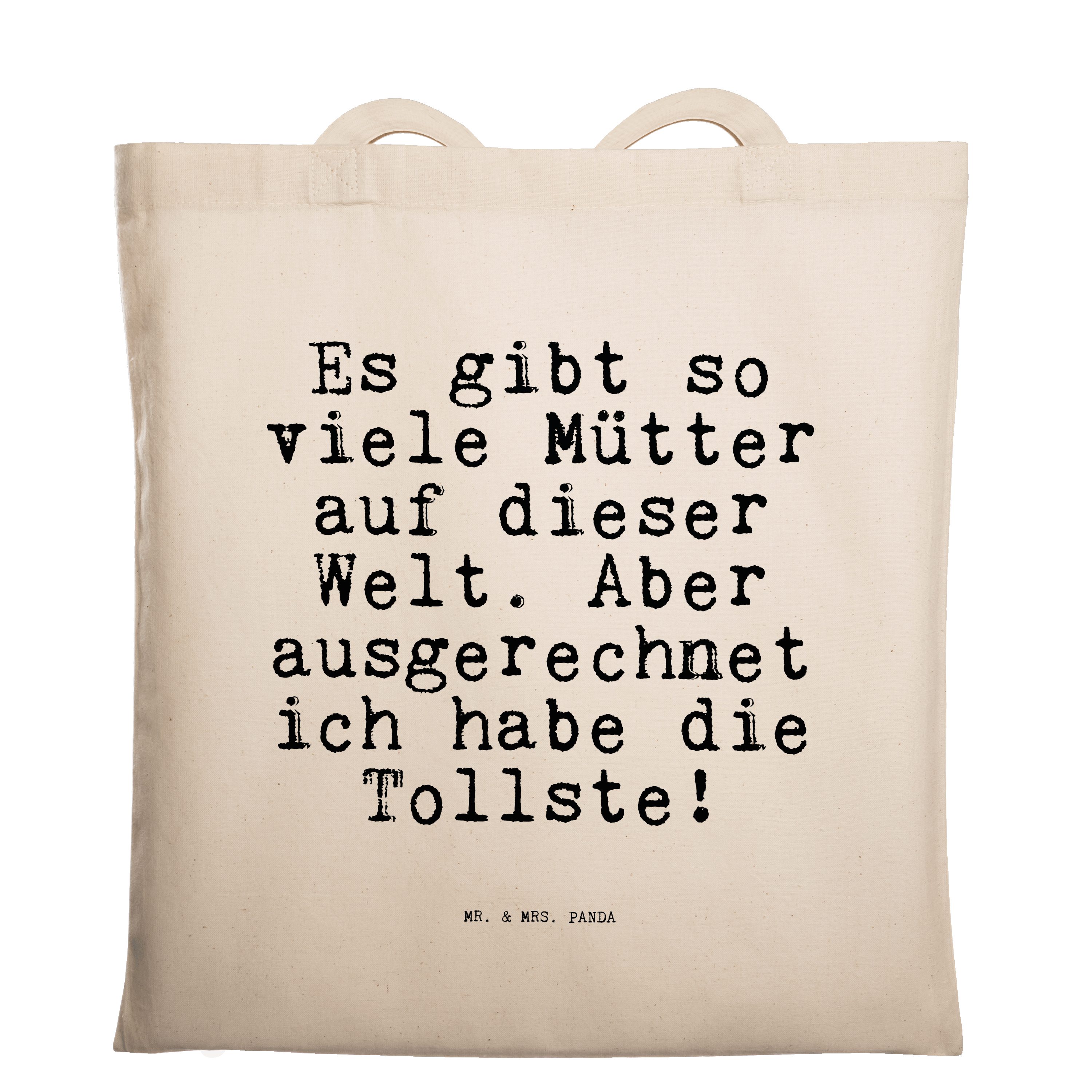 Mr. & Mrs. Panda Tragetasche »Es gibt so viele... Transparent