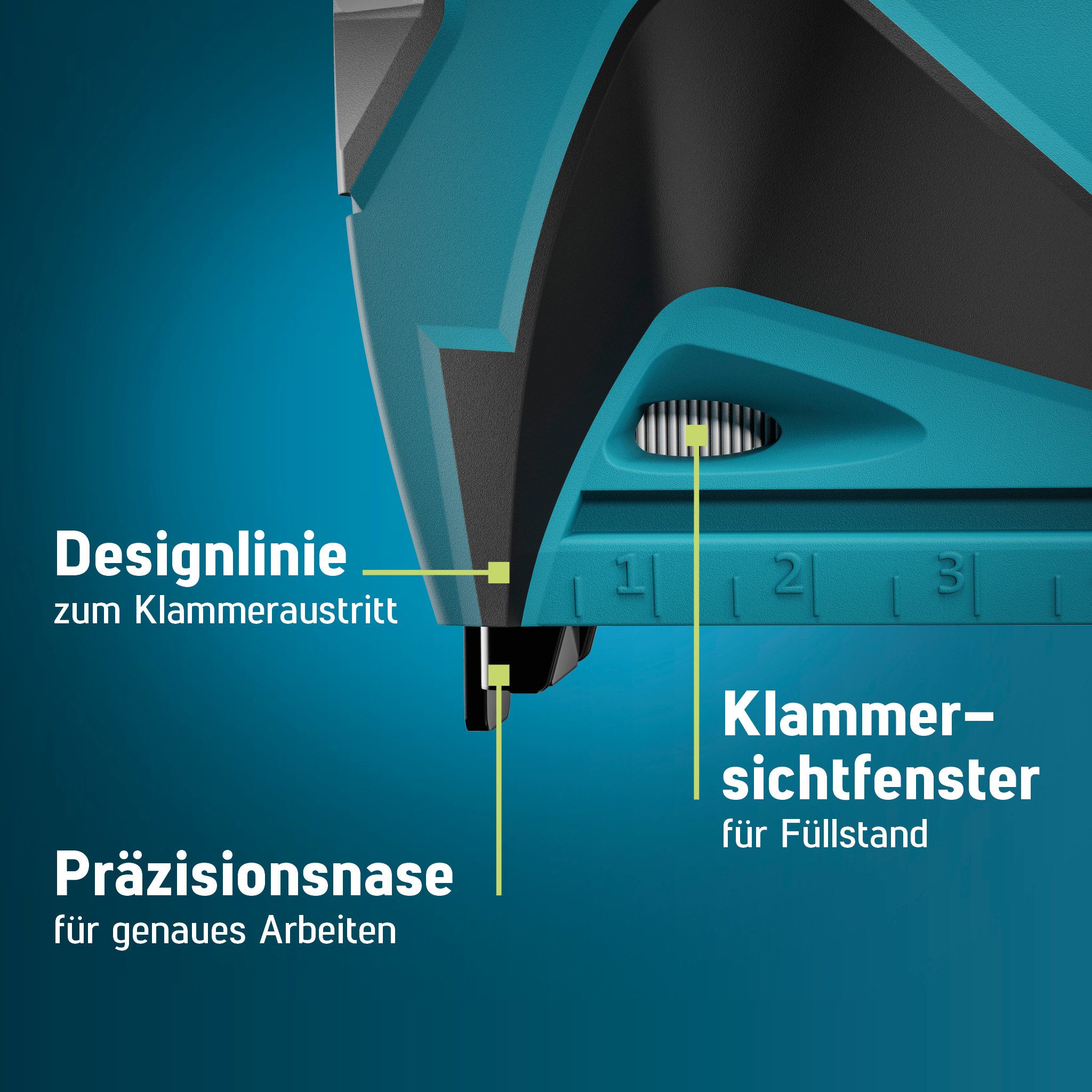 Novus Tools Elektro-Tacker, (J-151, für 6-14 mm Flachdrahtklammern und 16 mm Nägel), Für Folien & Zierleisten, 031-0361