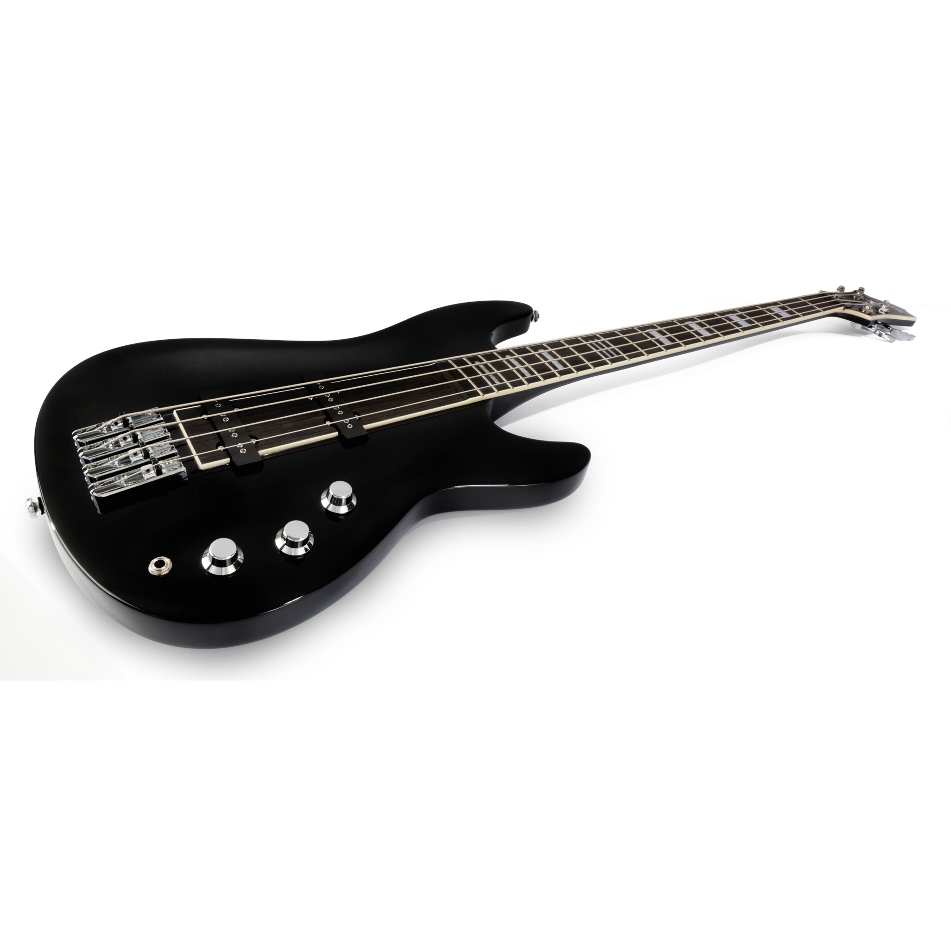 Hagstrom E-Bass, E-Bässe, 4-Saiter E-Bässe, Super Swede Bass Black Gloss - E-Bass
