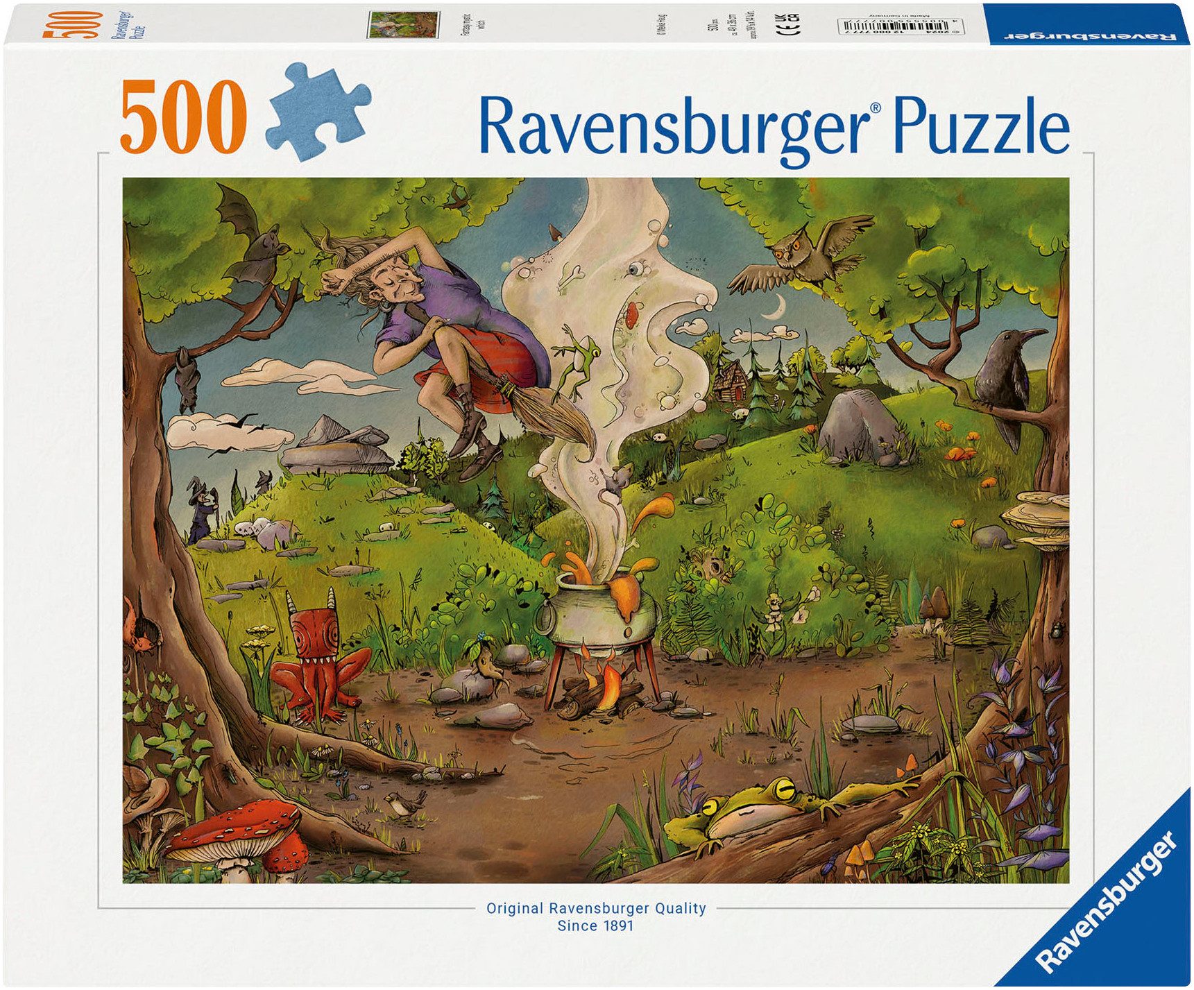 Ravensburger Puzzle Bei der Waldhexe, 500 günstig online kaufen