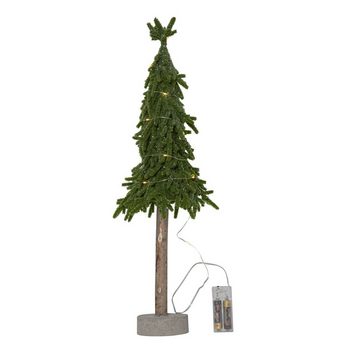 STAR TRADING LED Baum LED Tischbaum Tischdeko 15 warmweiße LED 55cm Adventszeit Batterie