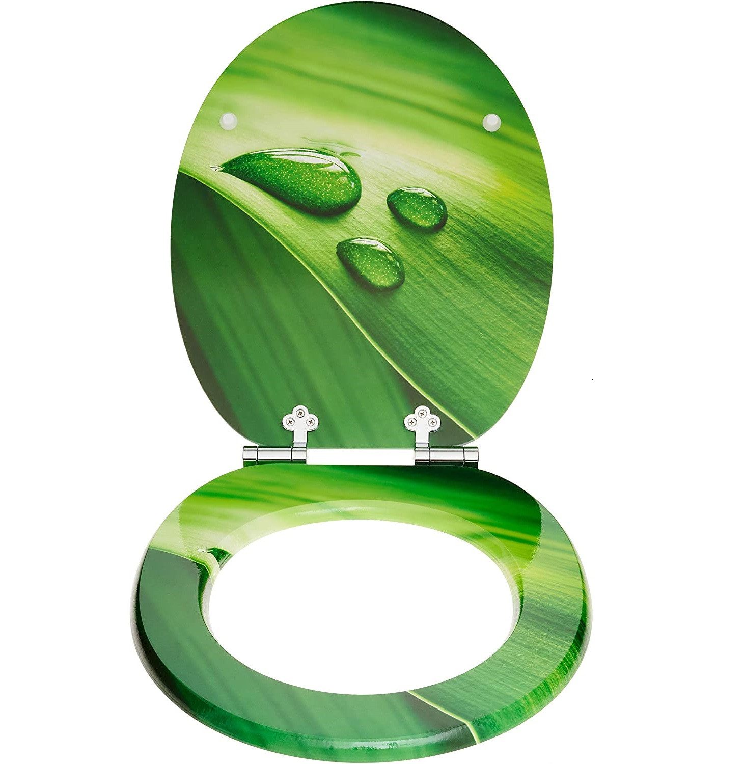 Elegear WC-Sitz Mehrere Stile, toilettendeckel mit absenkautomatik, einfache Montage (1-St), Hochwertige Toilettensitz aus MDF, abnehmbar klodeckel, Quick-Release