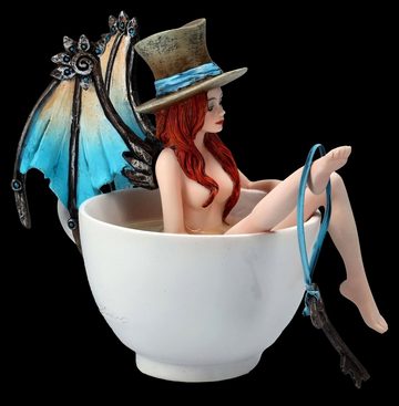 Figuren Shop GmbH Fantasy-Figur Elfen Figur in Tasse - Steampunk Bath by Amy Brown - Fantasy Deko Fee