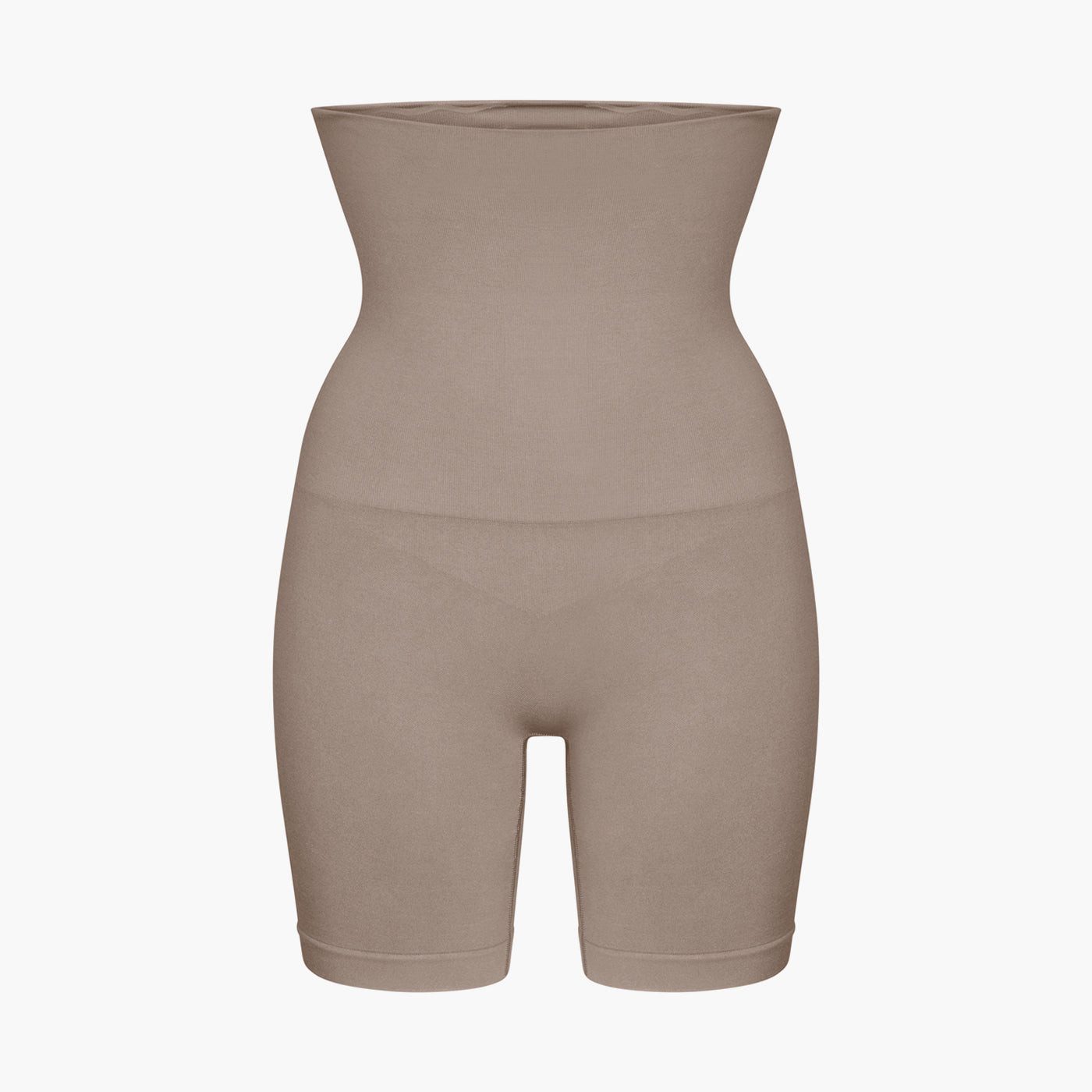 cfab Shapingpants High Waisted Shaping Shorts-Taupe-L