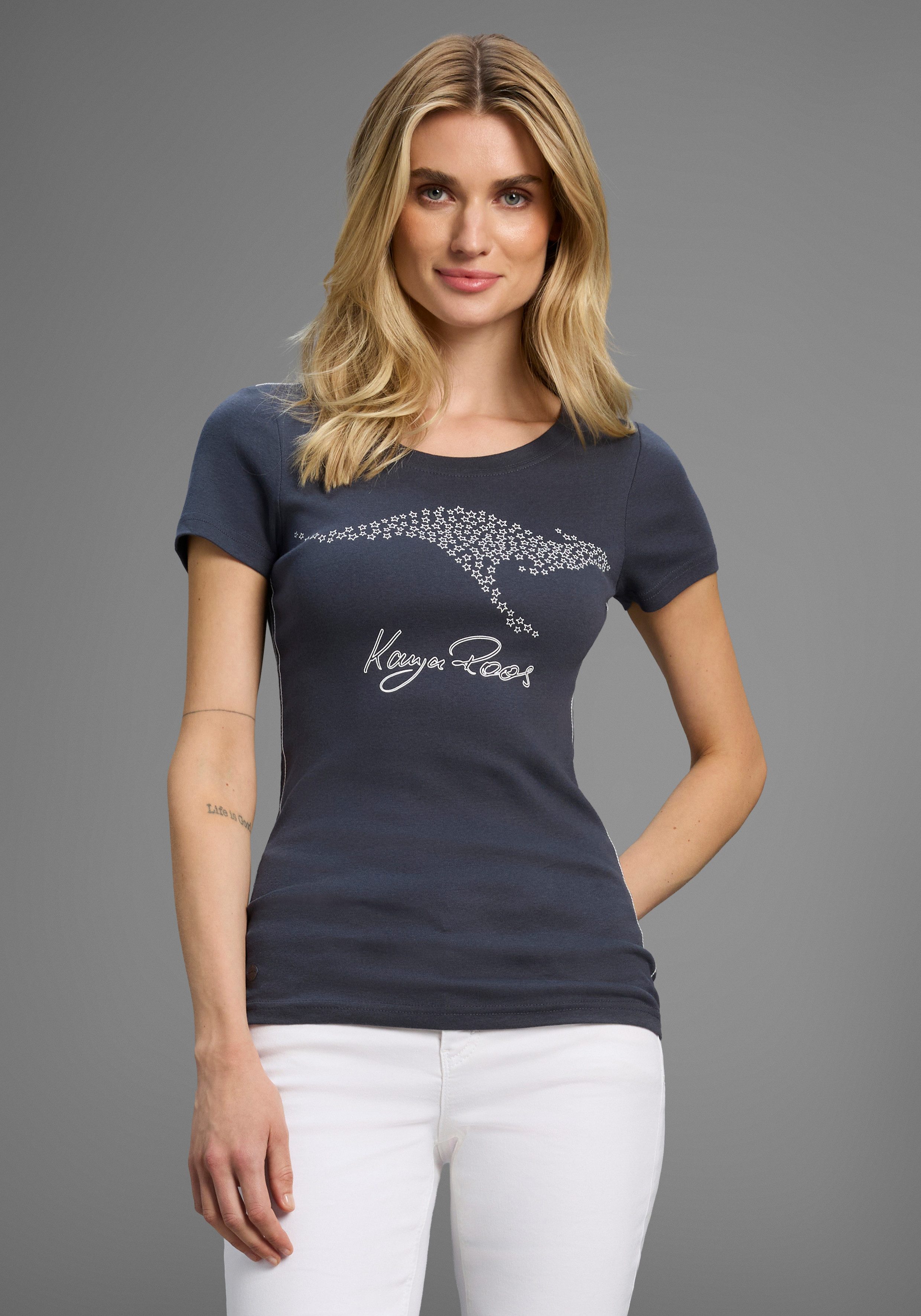 KangaROOS T-Shirt Kurzarm, sehr figurbetonte Passform günstig online kaufen