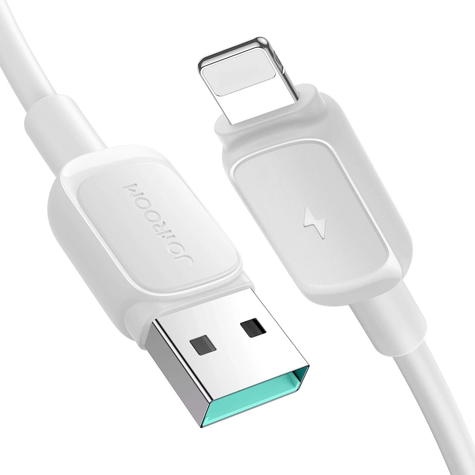 JOYROOM USB Daten & Ladekabel bis zu 2.4A Ladestrom Smartphone-Kabel, Lightning, USB Typ A (120 cm), Premium Aufladekabel für iPhone, iPad oder den iPod