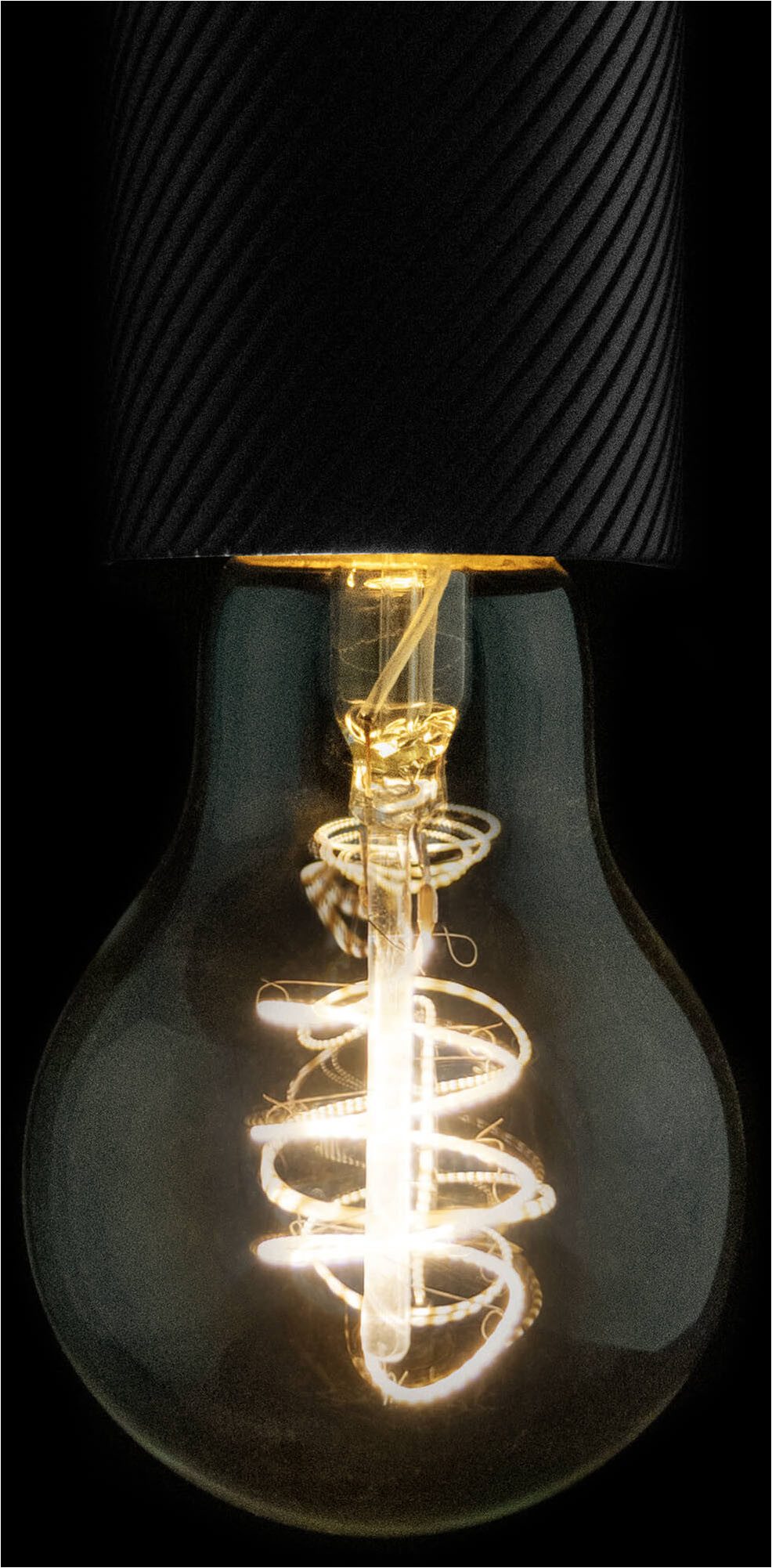 SEGULA LED-Filament LED Glühlampe A19 klar, E27, E27, 1 St., Warmweiß