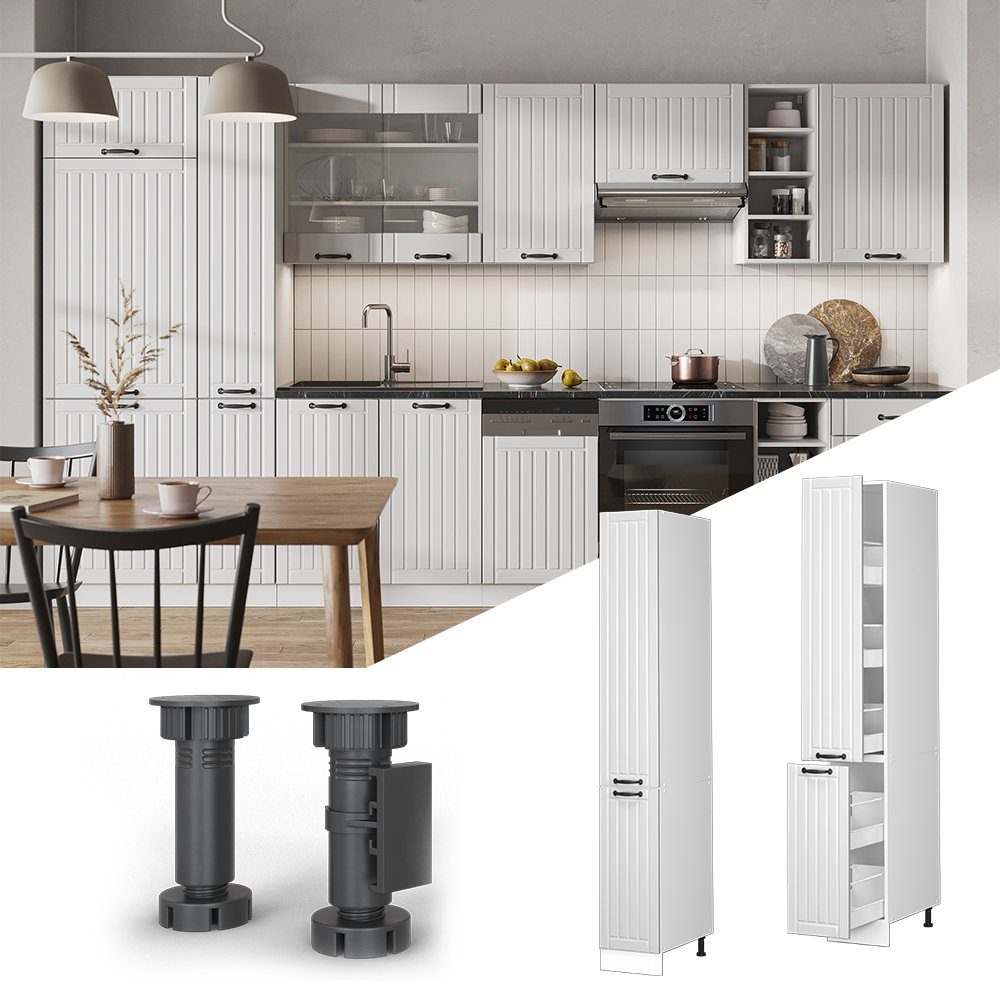 Vicco Hochschrank Fame-Line, Weiß, 30 cm günstig online kaufen