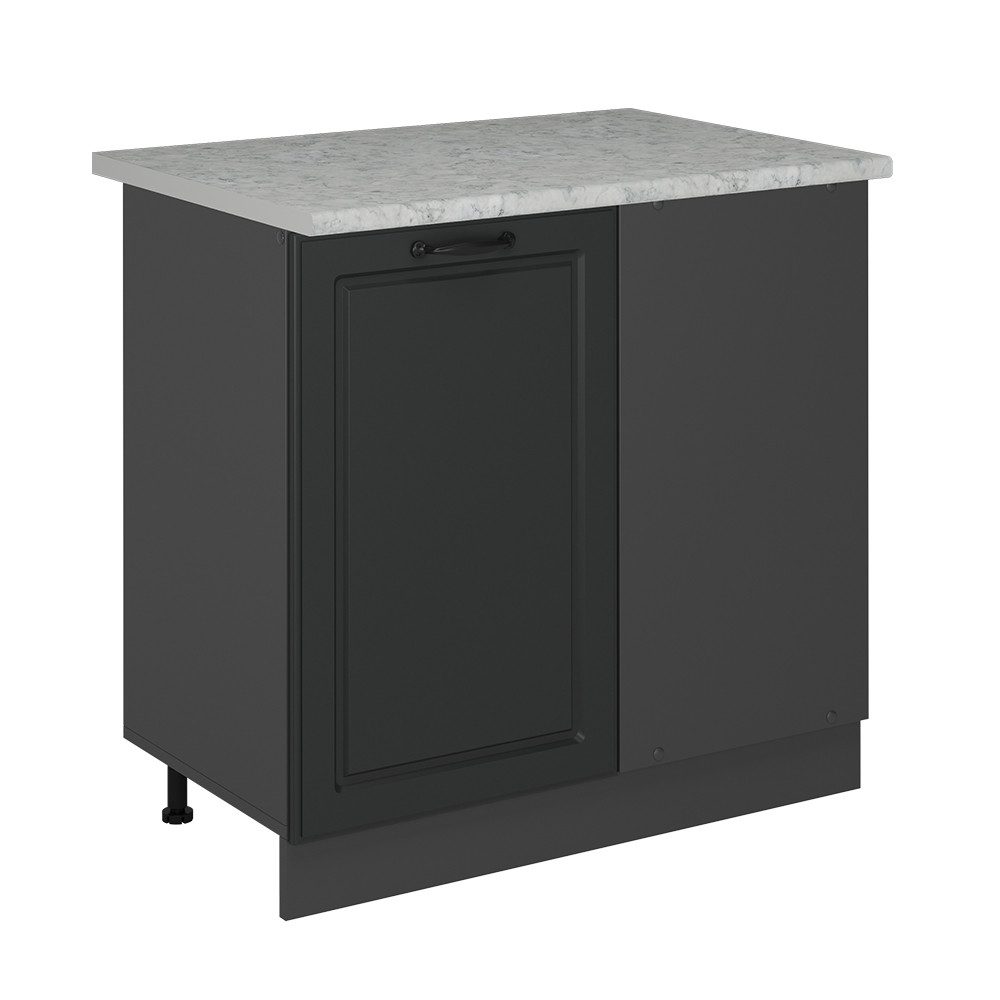 Vicco Eckunterschrank R-Line, Anthrazit Landhaus/Anthrazit, 86 günstig online kaufen