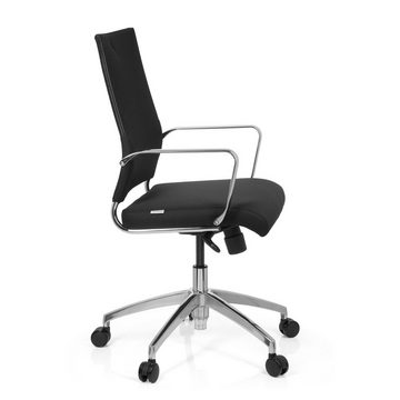 hjh OFFICE Chefsessel Home Office Chefsessel LUCANO Stoff/Netzstoff, Drehstuhl Bürostuhl ergonomisch