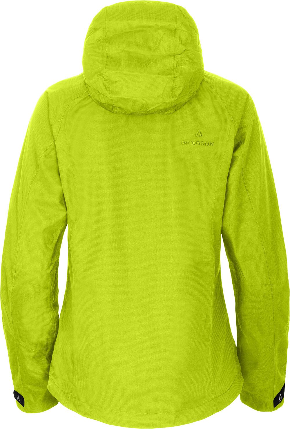 Bergson Regenjacke ROCKRIDER Damen Regenjacke, Netzfutter, 12000 mm Wassersäule, Normalgrößen, leu