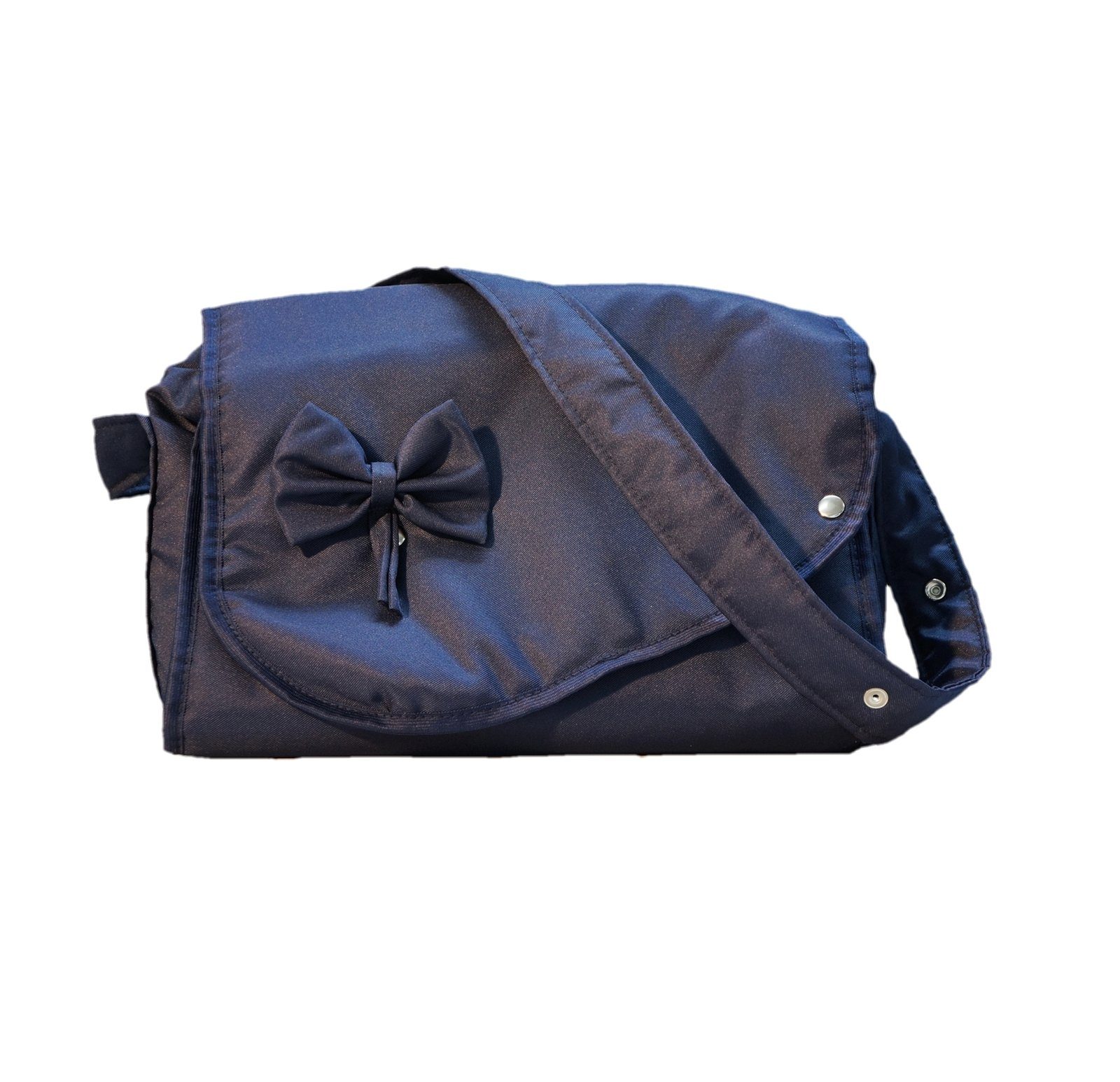 Eichhorn Kinderwagen Wickeltasche Universal-Wickeltasche, inklusive angeknöpfter Wickelunterlage marineblau