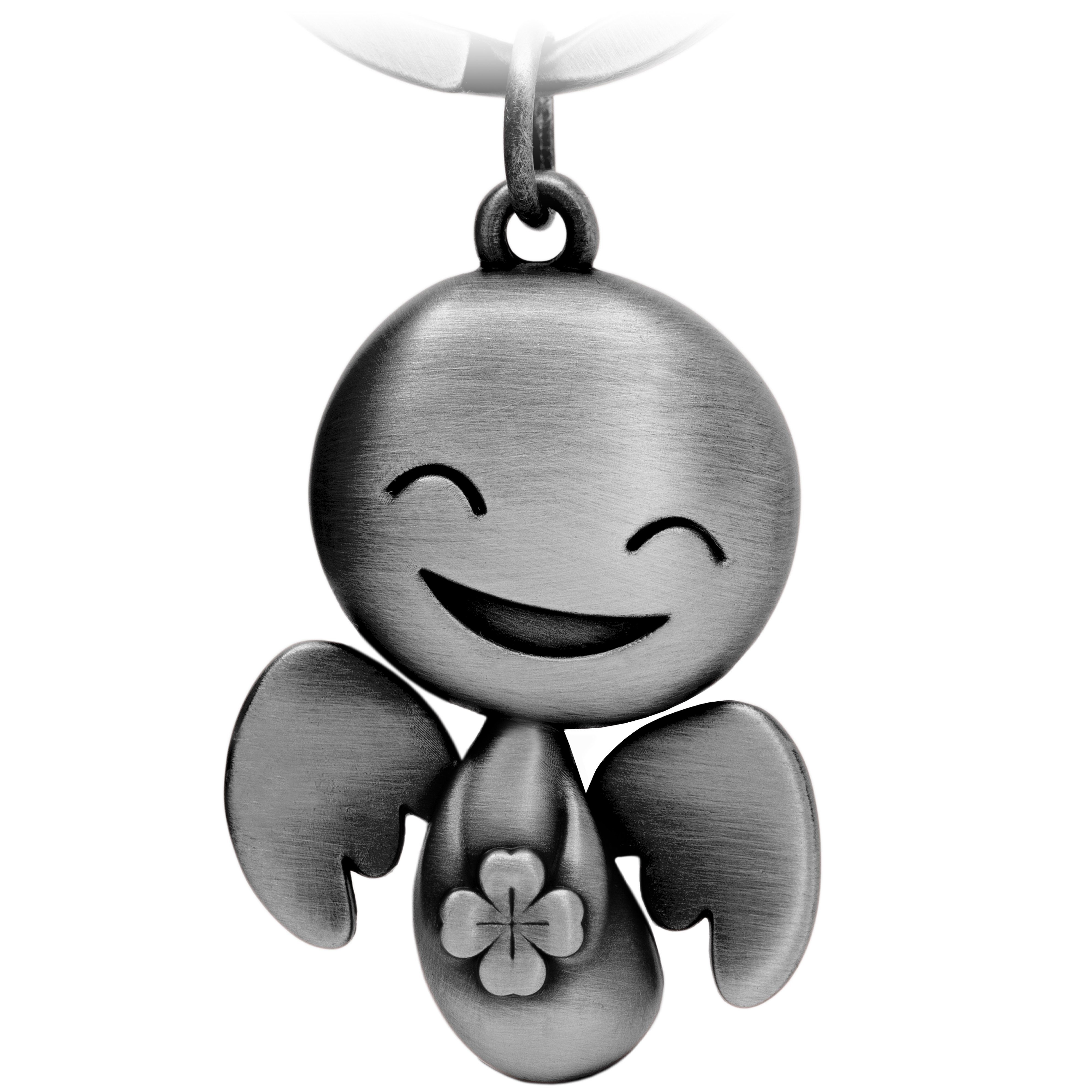 FABACH Schlüsselanhänger Schutzengel Happy mit Kleeblatt günstig online kaufen