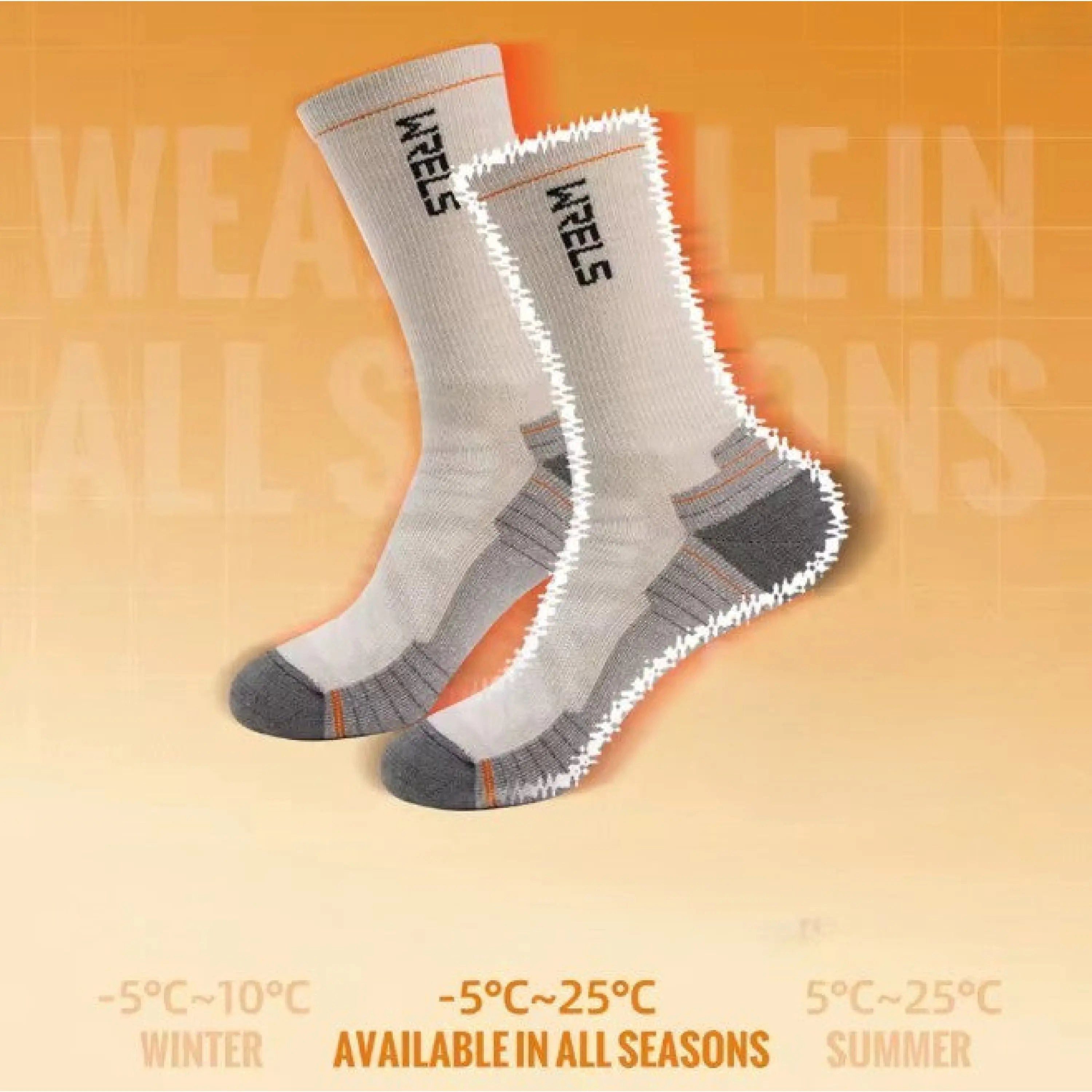 Sport-Knight® Wandersocken Merino Wandersocken 1 Paar Unisex Gr. 38-45 Outdoor-Socken gepolstert