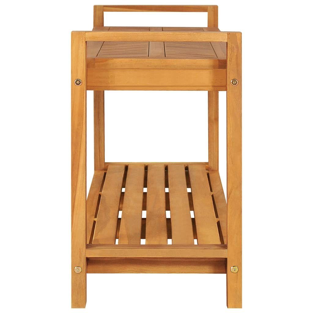 vidaXL Sitzbank Sitzbank 120 cm Massivholz