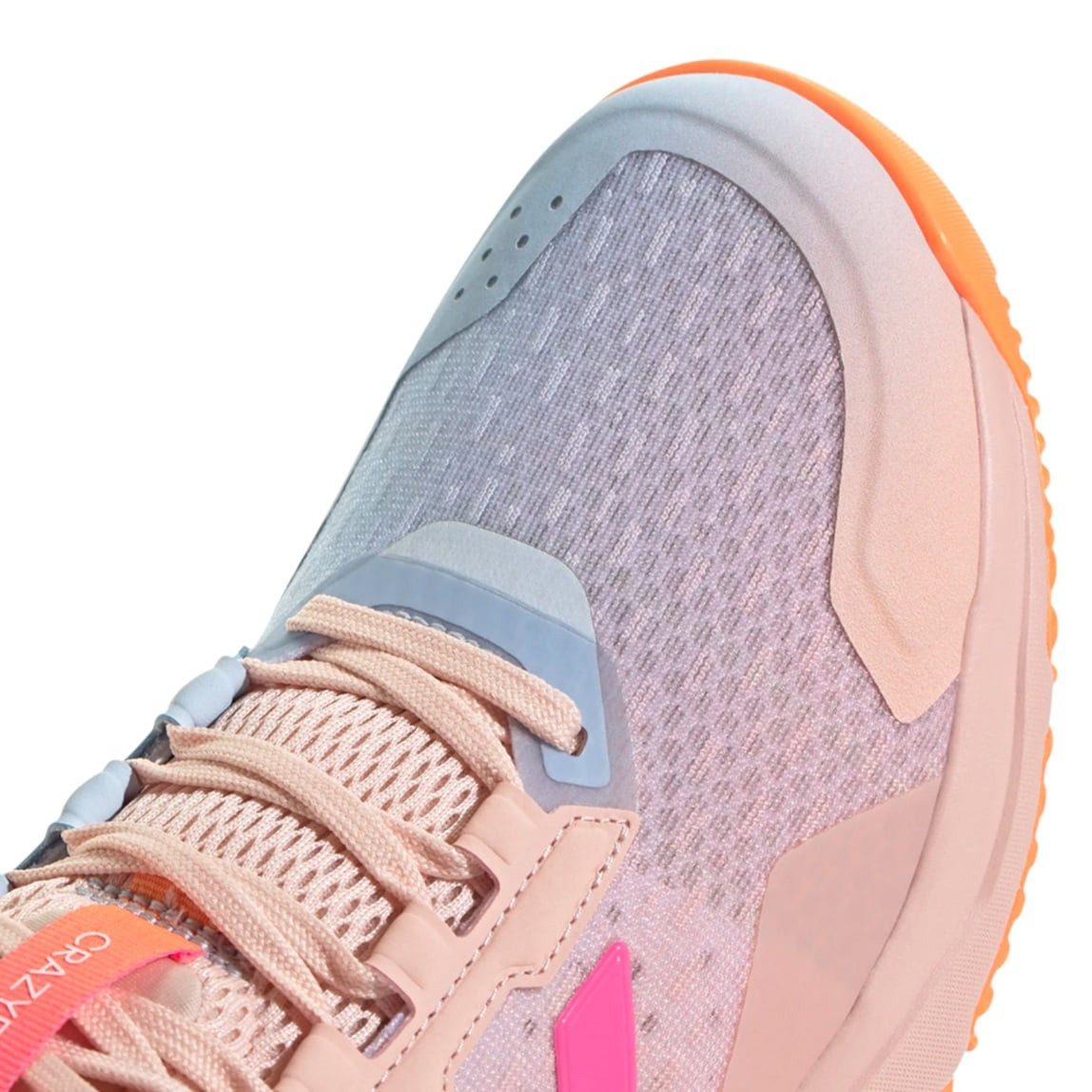 adidas Performance Hallen-Indoorschuhe CrazyFlight 6 Mid rosa/pink/orange Damen Badmintonschuh