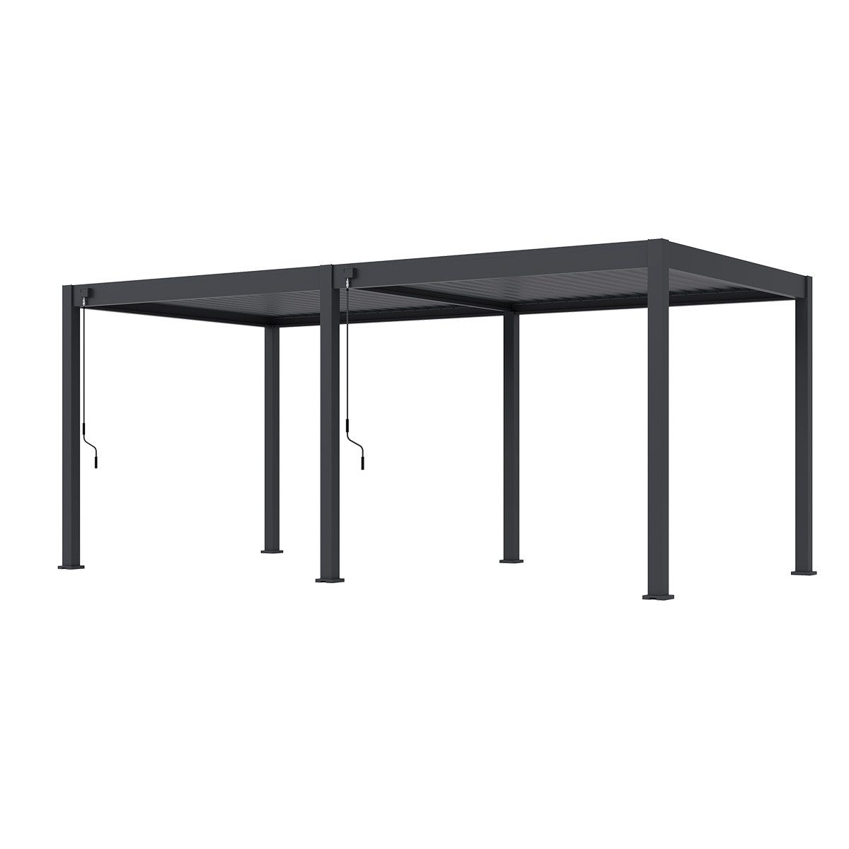 Weide Pergola Classic Pergola Aluminium freistehend 3 x 6 M anthrazit