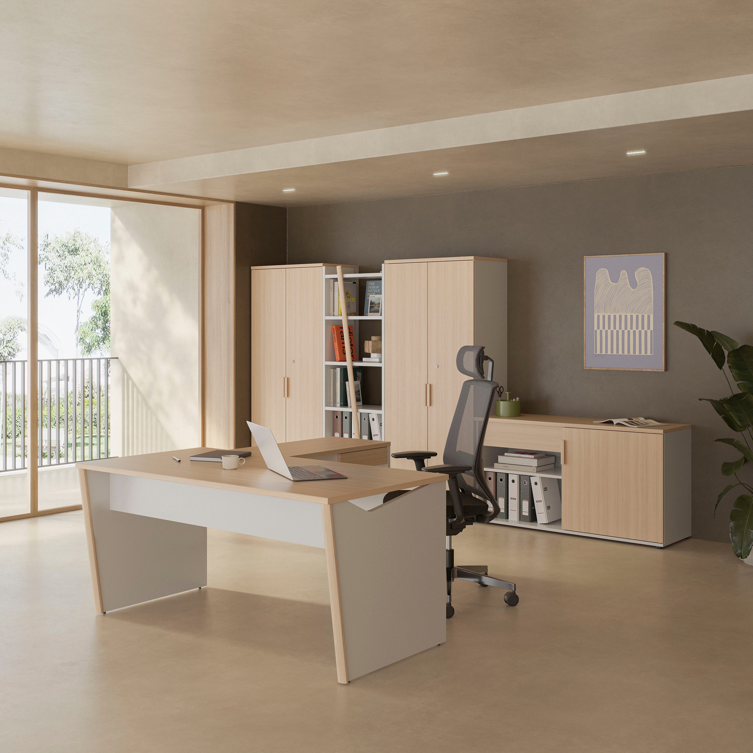 Gami Ablageregal ITALIC, Offen und praktisch: Ergänzt optimal den Stauraum in Ihrem Büro.