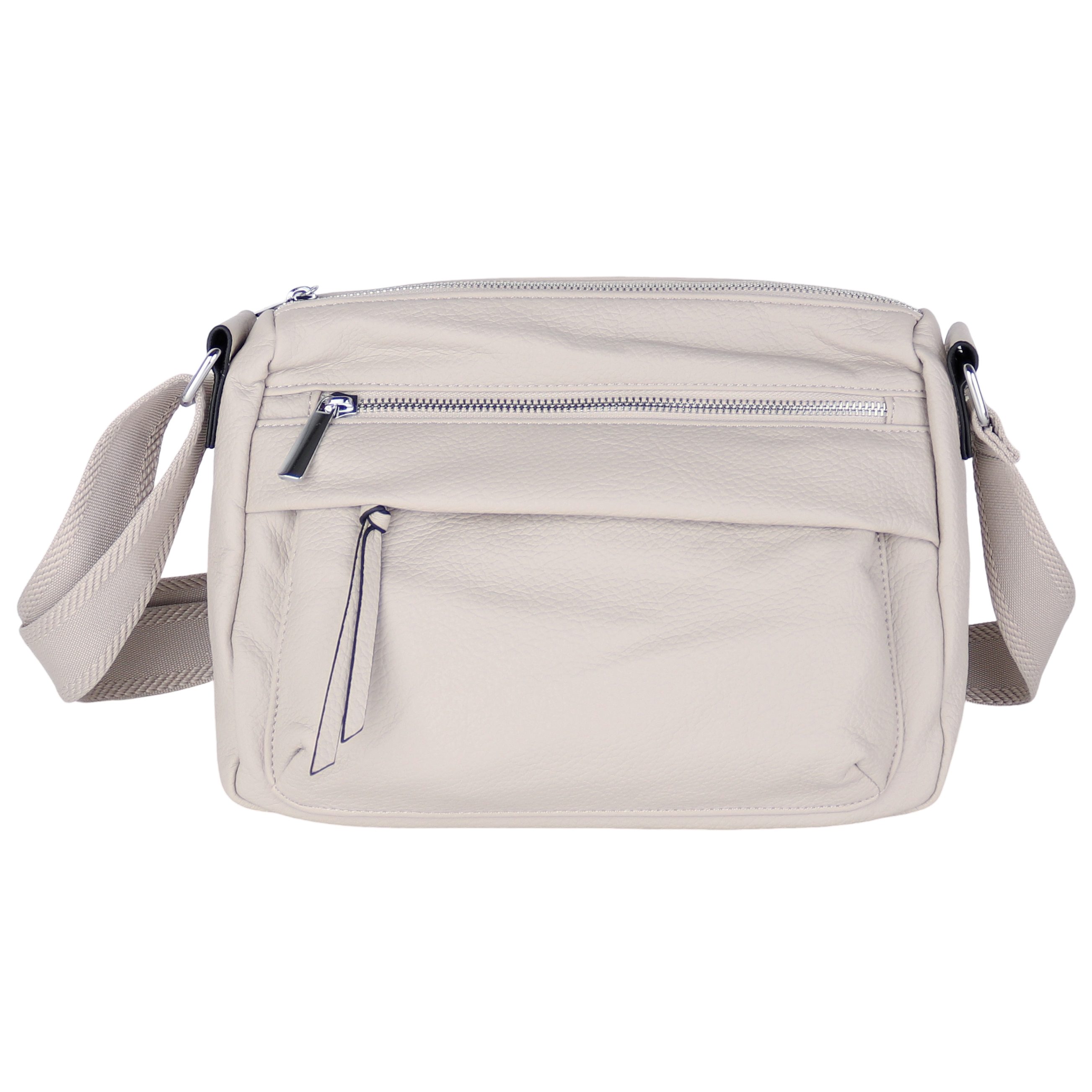 Umhängetasche Damen, Veganleder Crossbody Tasche Bag, Schultertasche