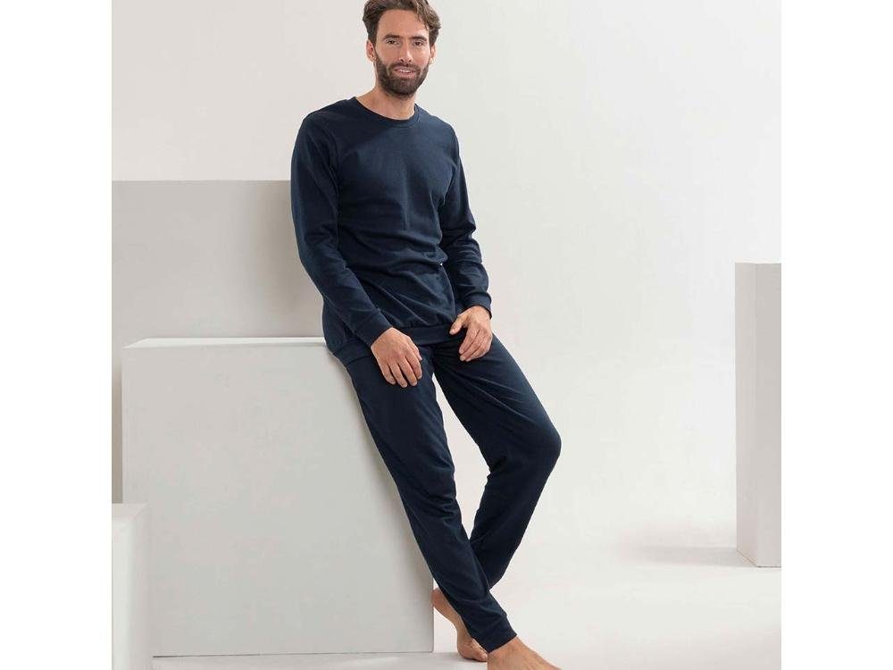LIVING CRAFTS Pyjama Living Crafts Bio-Herren-Frottee-Schlafanzug 'BJÖR