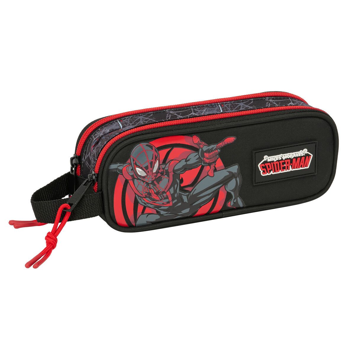 Spiderman Federtasche 21 x 8 x 6 cm Federmappe Spider-Man Schwarz 21x8x6 cm