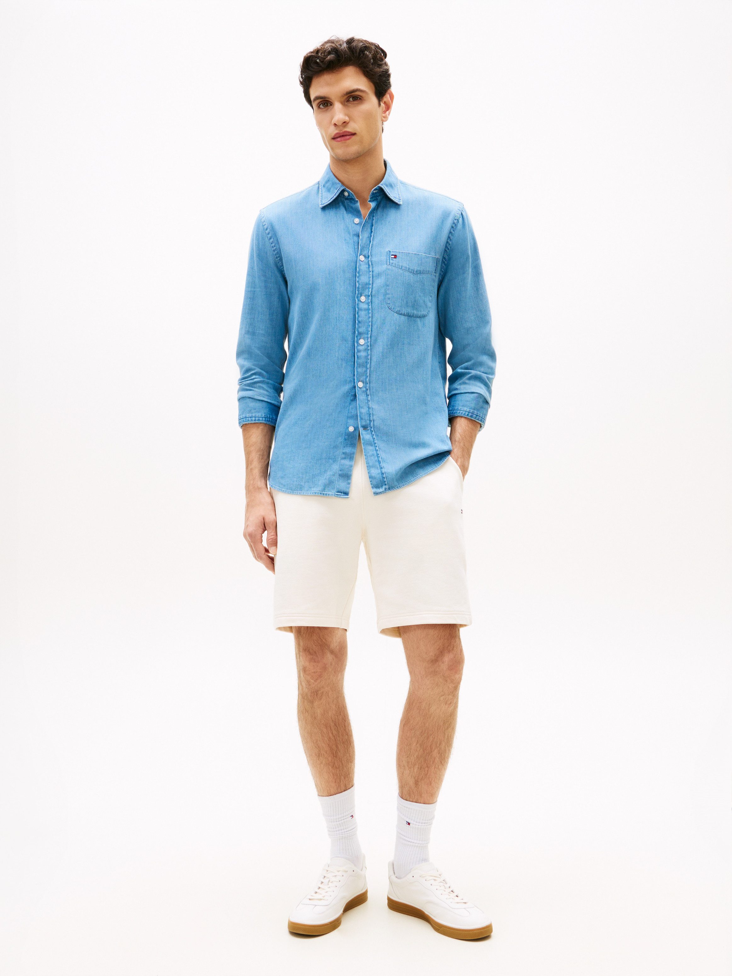 Tommy Hilfiger Sweatshorts ESSENTIAL TERRY Regular fit mit elastischem Bund
