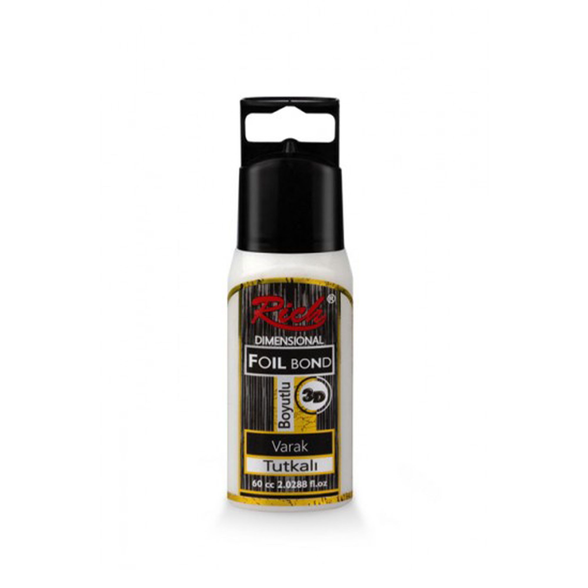 RICH Bastelfarbe Rich 3D Foil Bond - Water-Based Adhesive 60ml
