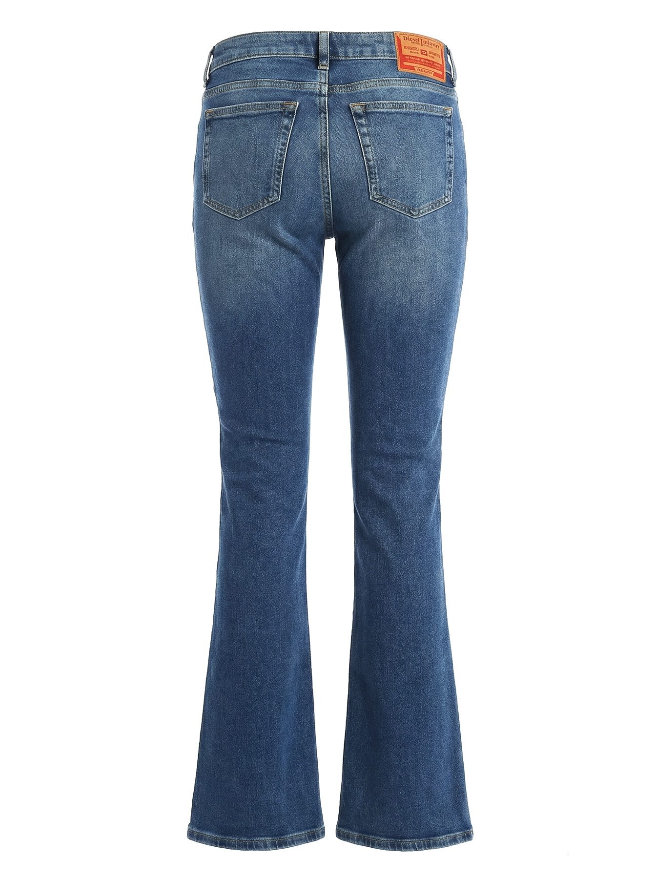 Diesel Bootcut-Jeans schmale, ausgestellte Beinform - D-EBBEY RNFAJ günstig online kaufen