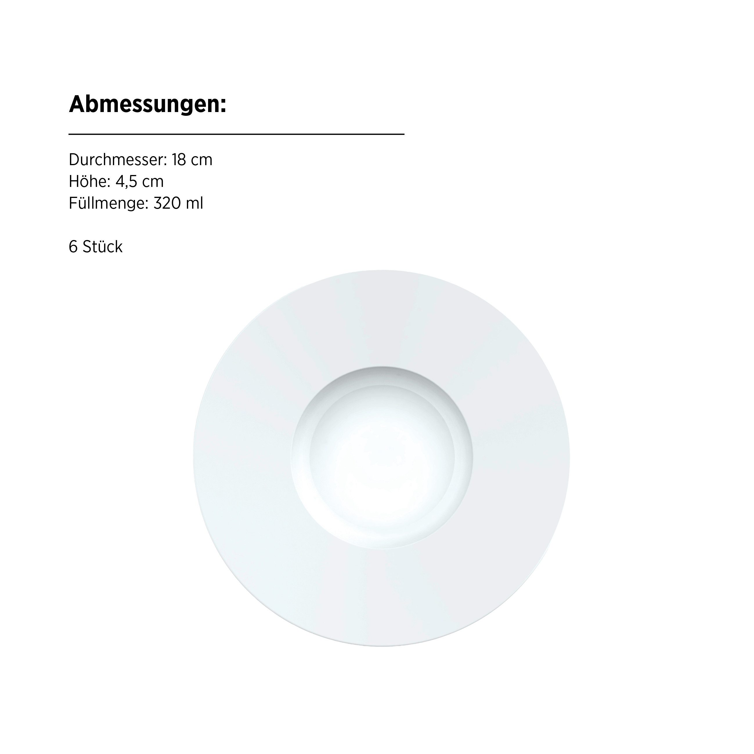 MÄSER Pastateller Saturno, (4 St)
