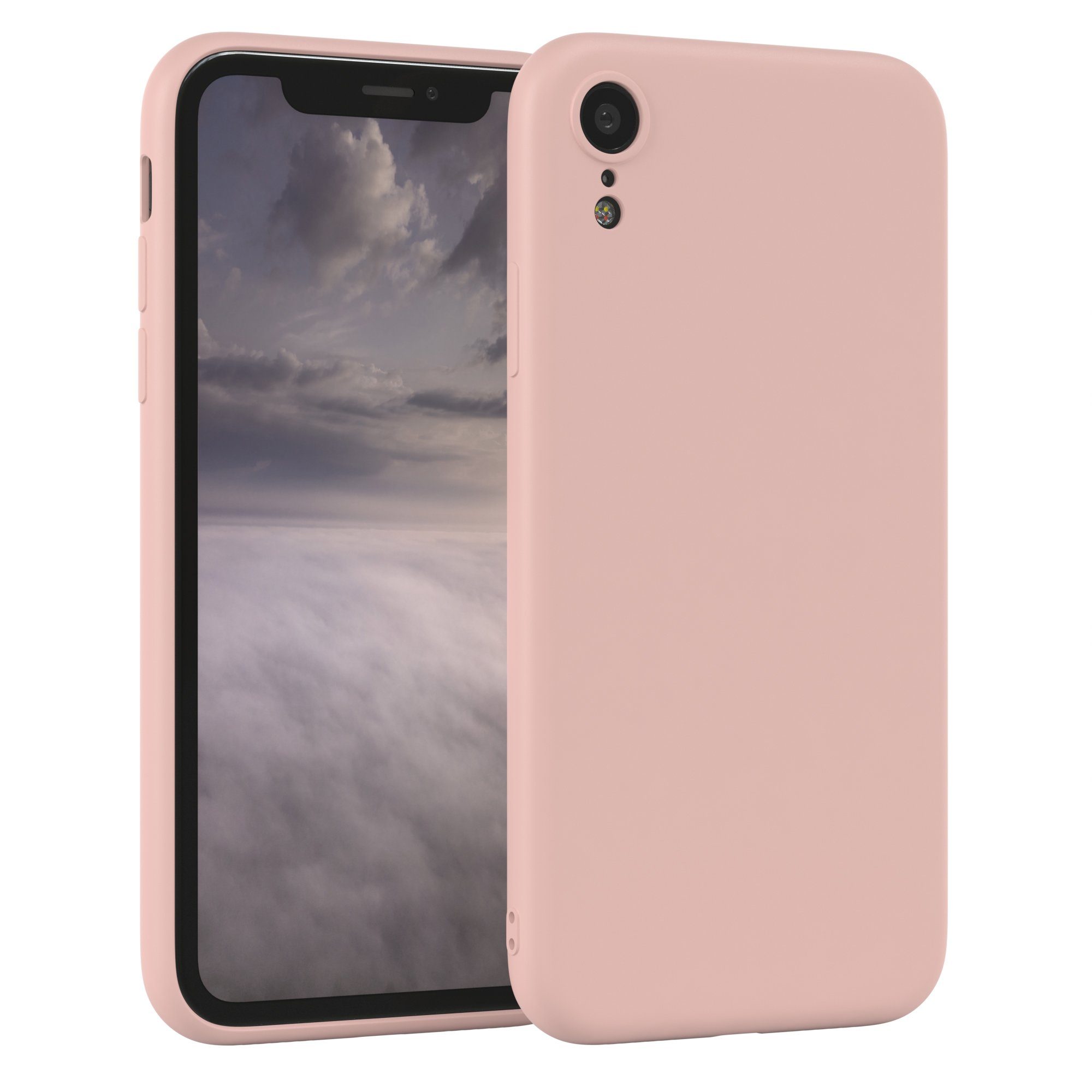 EAZY CASE Handyhülle TPU Hülle für Apple iPhone XR 6,1 Zoll, Hülle mit Kameraschutz Bumper Case silikonschutzhülle Rosa / Altrosa