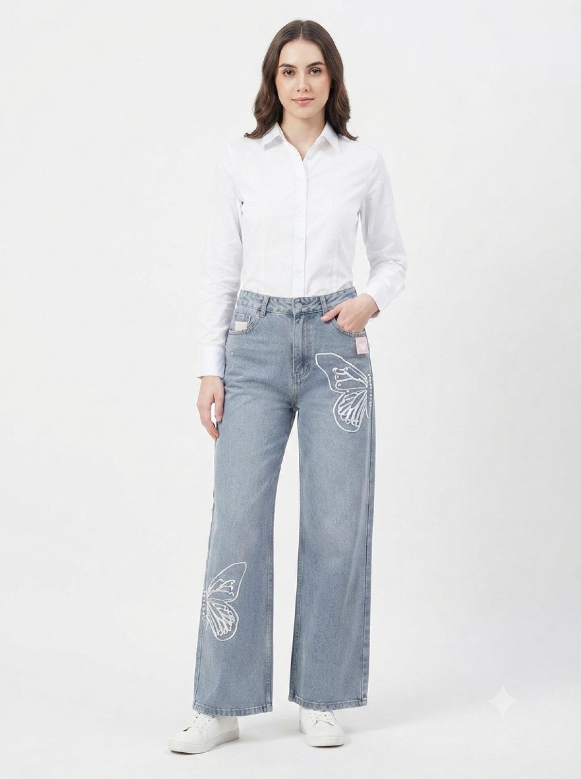 PfauGermany Relax-fit-Jeans Distinctive Stitched Motifs