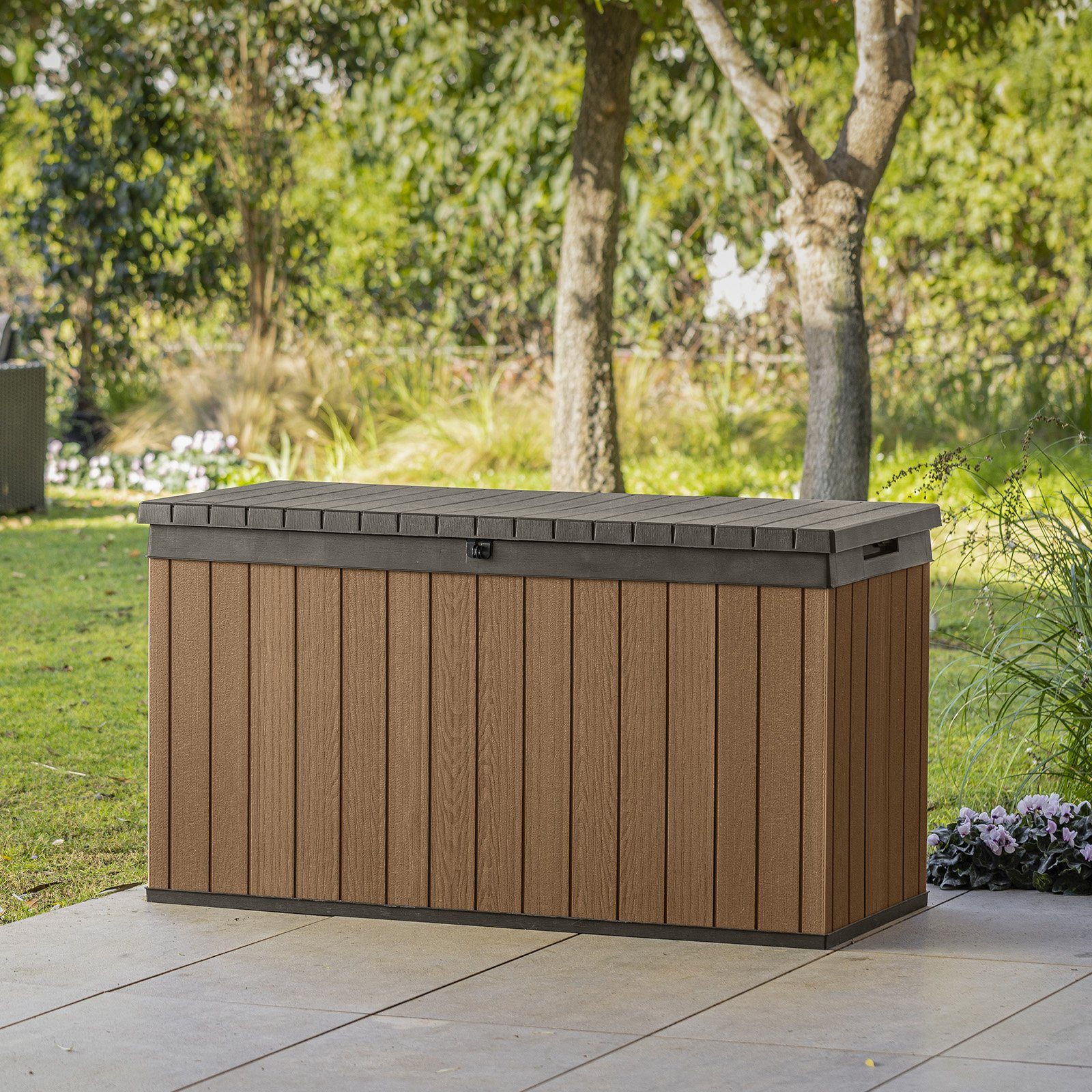 Keter Gartenbox Keter Aufbewahrungsbox DARWIN Braun, günstig online kaufen