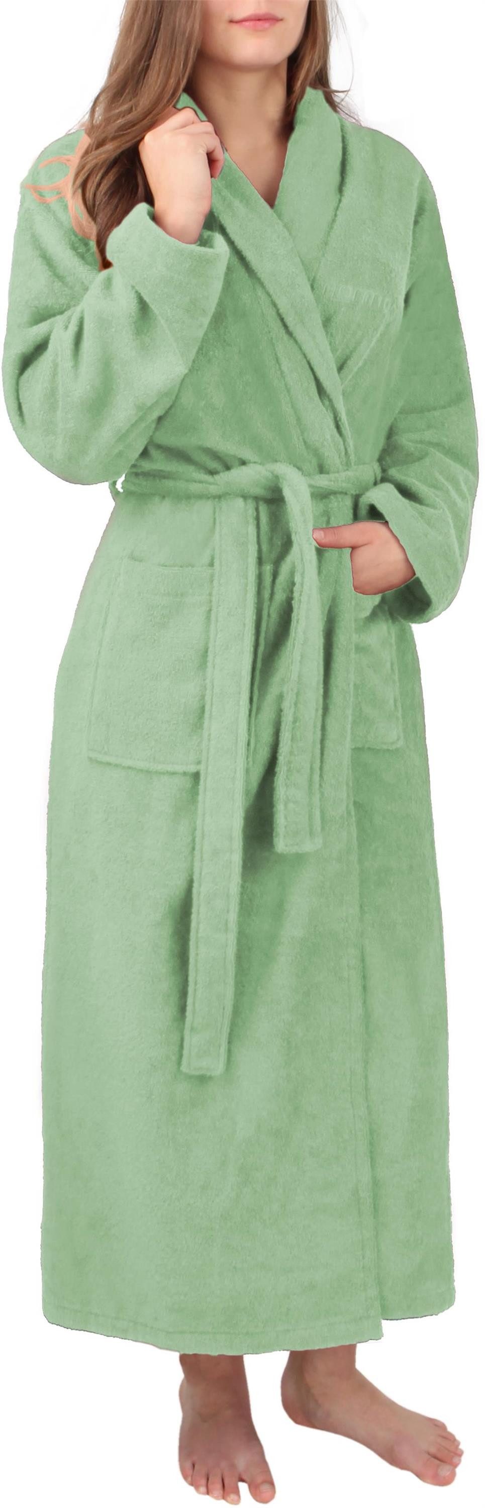 normani Damenbademantel Damen Premium Bademantel Basic, 122, Baumwolle, Sch günstig online kaufen