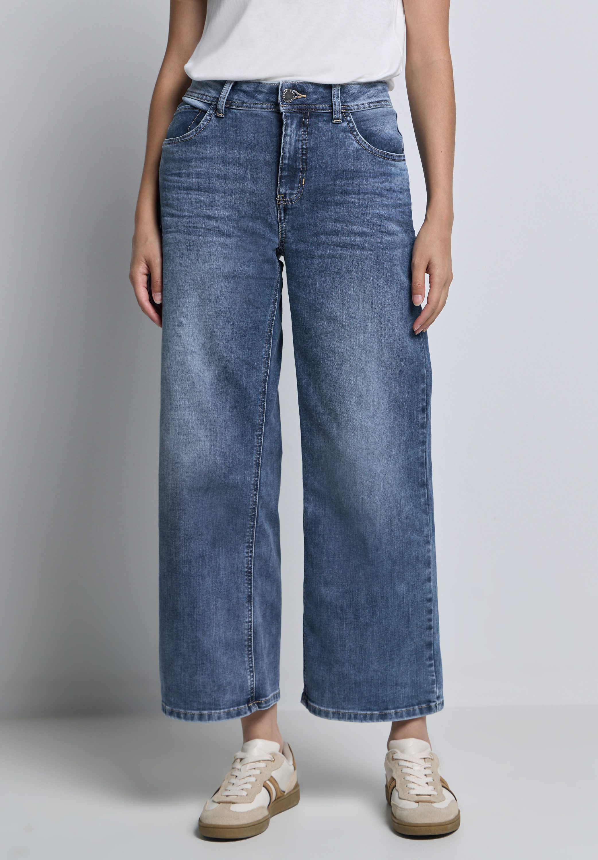 STREET ONE STUDIO Comfort-fit-Jeans aus Baumwolle günstig online kaufen